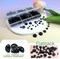 500pcs Round Black Flatback Plastic Doll Eyes – 4mm to 10mm for Crafts, Amigurumi, Plush Toys & DIY Projects